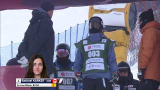 Rachael Karker  Ladies' Halfpipe  Secret Garden  2nd place Run FIS Freeski