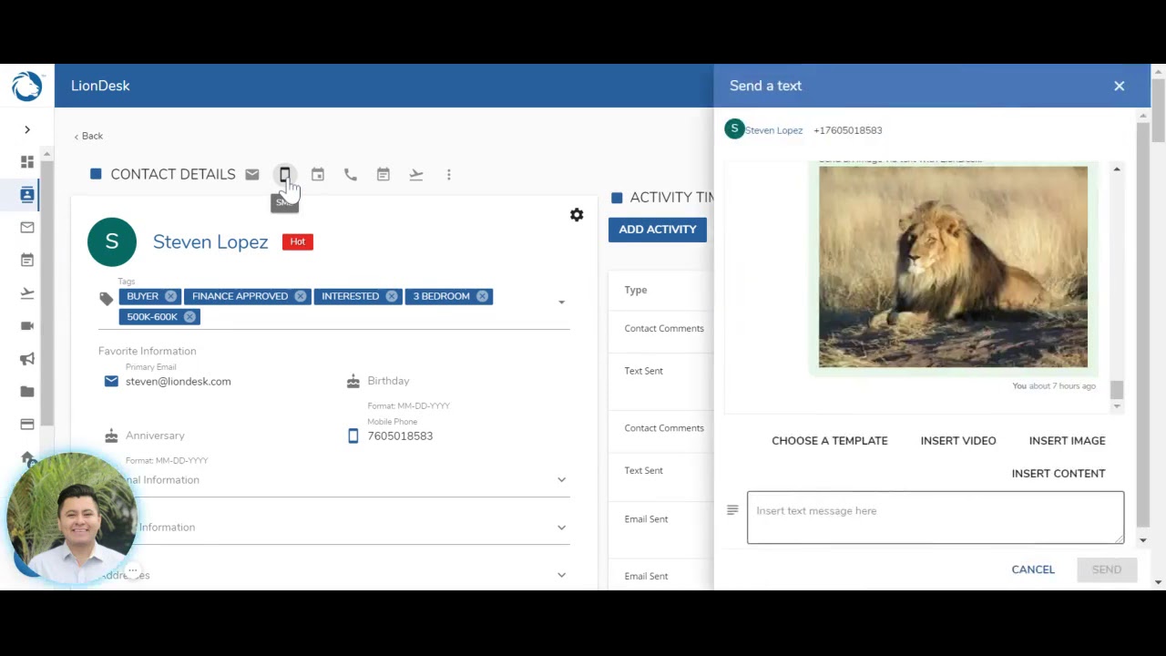 New Enhancement:  Send Images In Your Text Messages