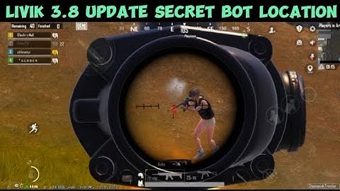 BGMI 3.8 update Livik New bot locations | 3.8 update bgmi bot location | Bgmi new livik bot location