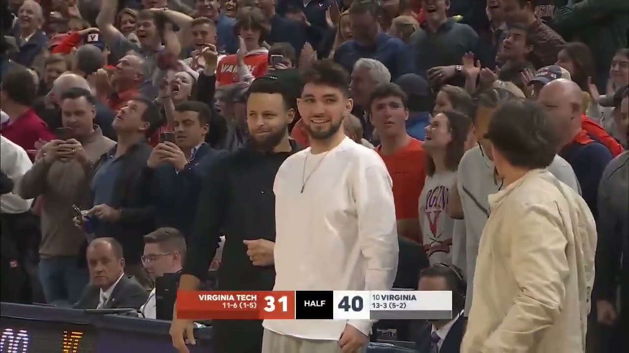 Reece Beekman's HALFTIME SLAM had Steph Curry out of his seat - ESPN