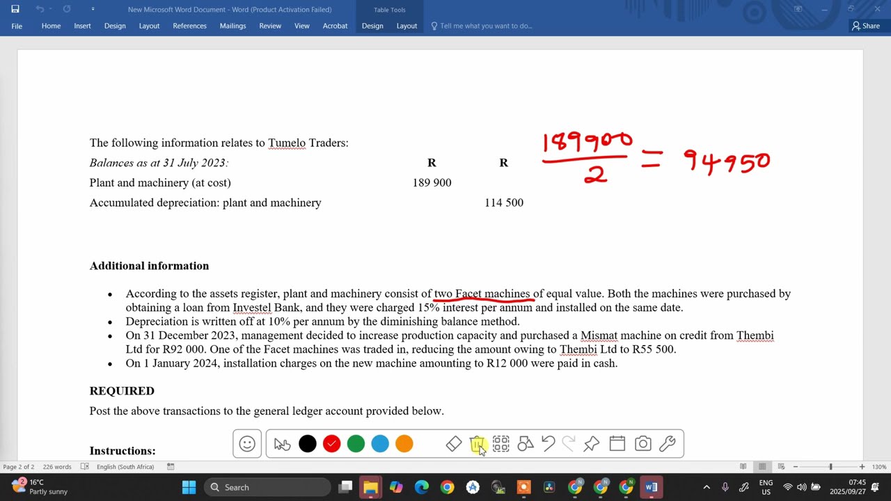 2025 | FAC1502 | СЧЕТ РЕАЛИЗАЦИИ МАШИН