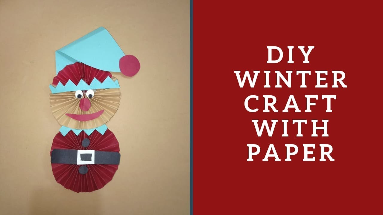 DIY Elf With Paper || Winter Craft Ideas || Little Learners Corner