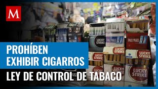 Oxxos y tiendas comienzan a tapar cigarros de exhibidores ante nueva Ley de Control de Tabaco