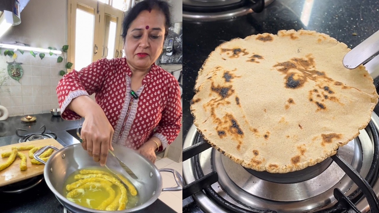 गारंटी वाली रेसिपी-बेसन के गट्टे हमेशा सॉफ्ट बनेगे-रामबाण तरीका | Gatta Curry Recipe-Jowar Roti