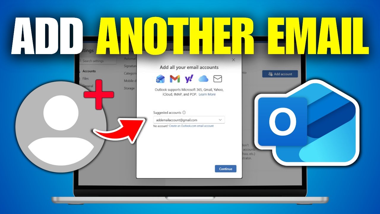 How To Add Email Address To Outlook (Step By Step) - YouTube