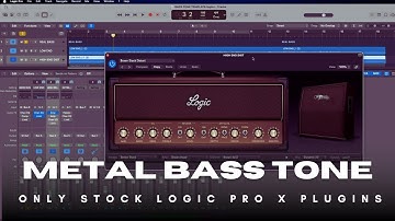 How to get a METAL bass tone with only STOCK LOGIC PRO X plugins!