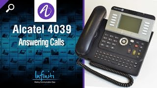 Alcatel 4039 Phone Handset + 4029 Handset -- Answering Calls [Infiniti Telecommunications] screenshot 4
