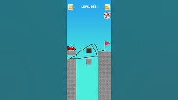 Draw Bridge puzzle level 965 #gameplay #games #gaming #trend #game #draw #drawing #dop #short#shorts