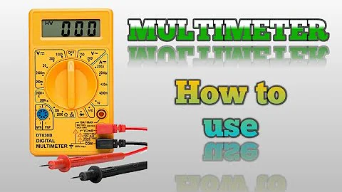 How to use a Multimeter | urdu hindi