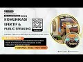 Pelatihan Komunikasi Efektif &amp; Public Speaking | Trainer &amp; Motivator Kabupaten Kepulauan Yapen