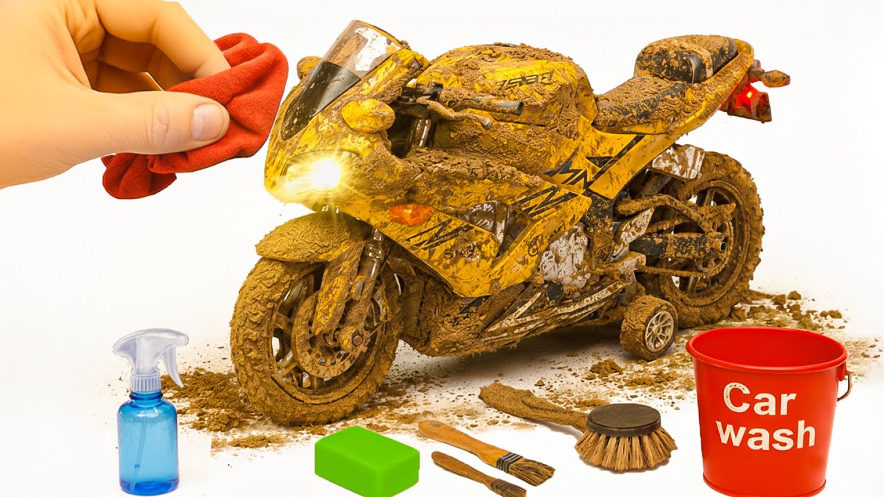 The surreal cleaning process of a 