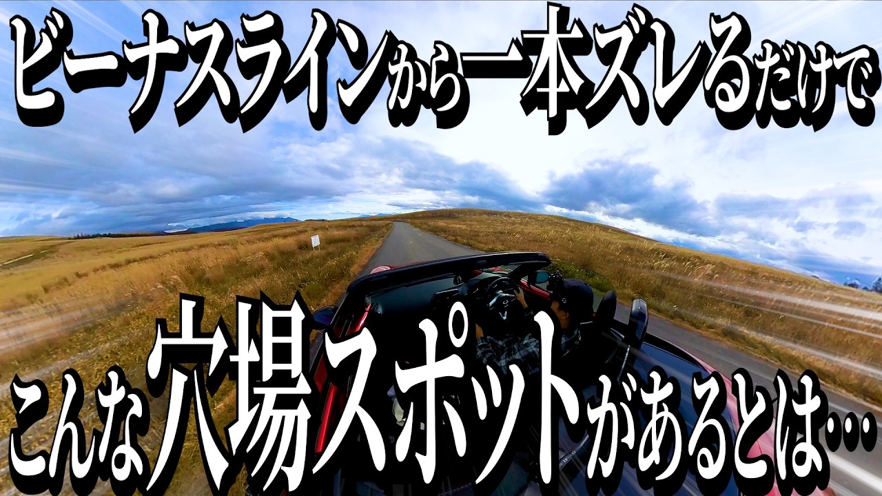 ビーナスラインで普段と違う道を走ったら絶対寄り道すべき最高の穴場を発見してしまったロードスター乗りの様子がこちら【もはや秘密にしておきたい】