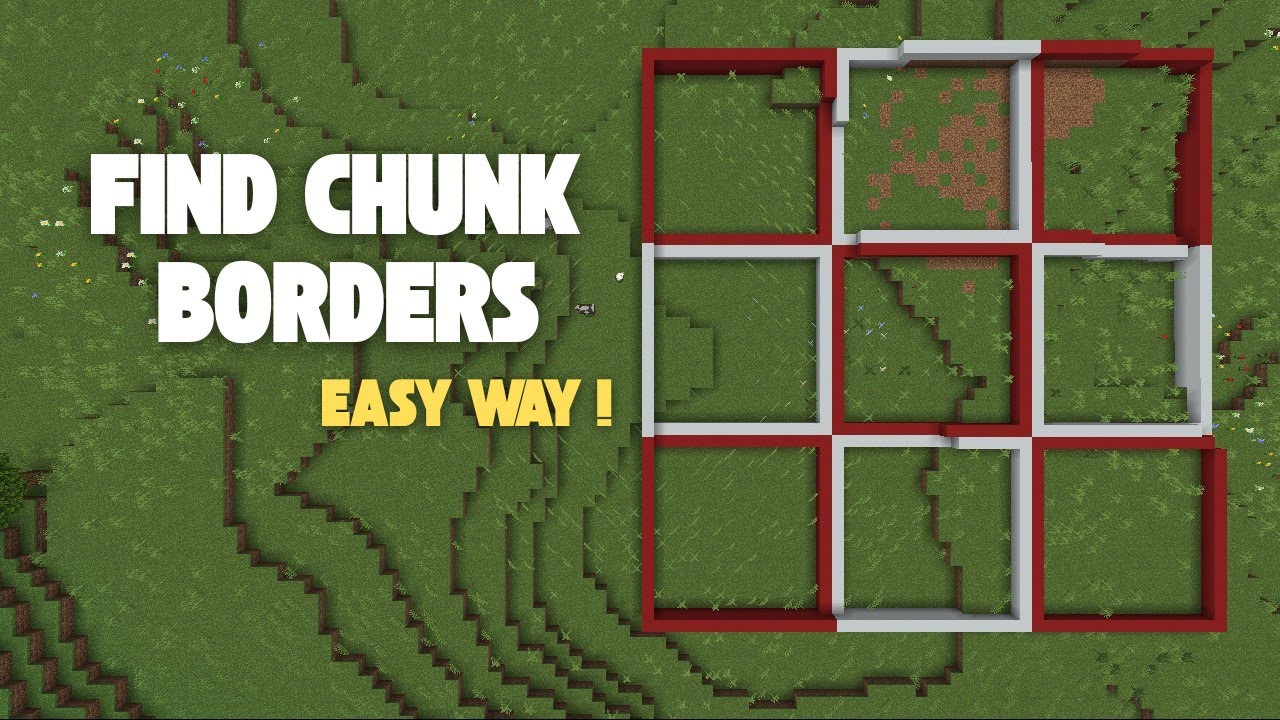 Easy Way to Find Chunk Borders in Minecraft Bedrock - YouTube