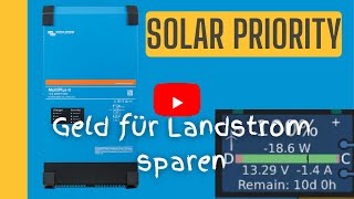 Victron Multiplus Sustain - Solar Priority | Geld sparen durch Solar
