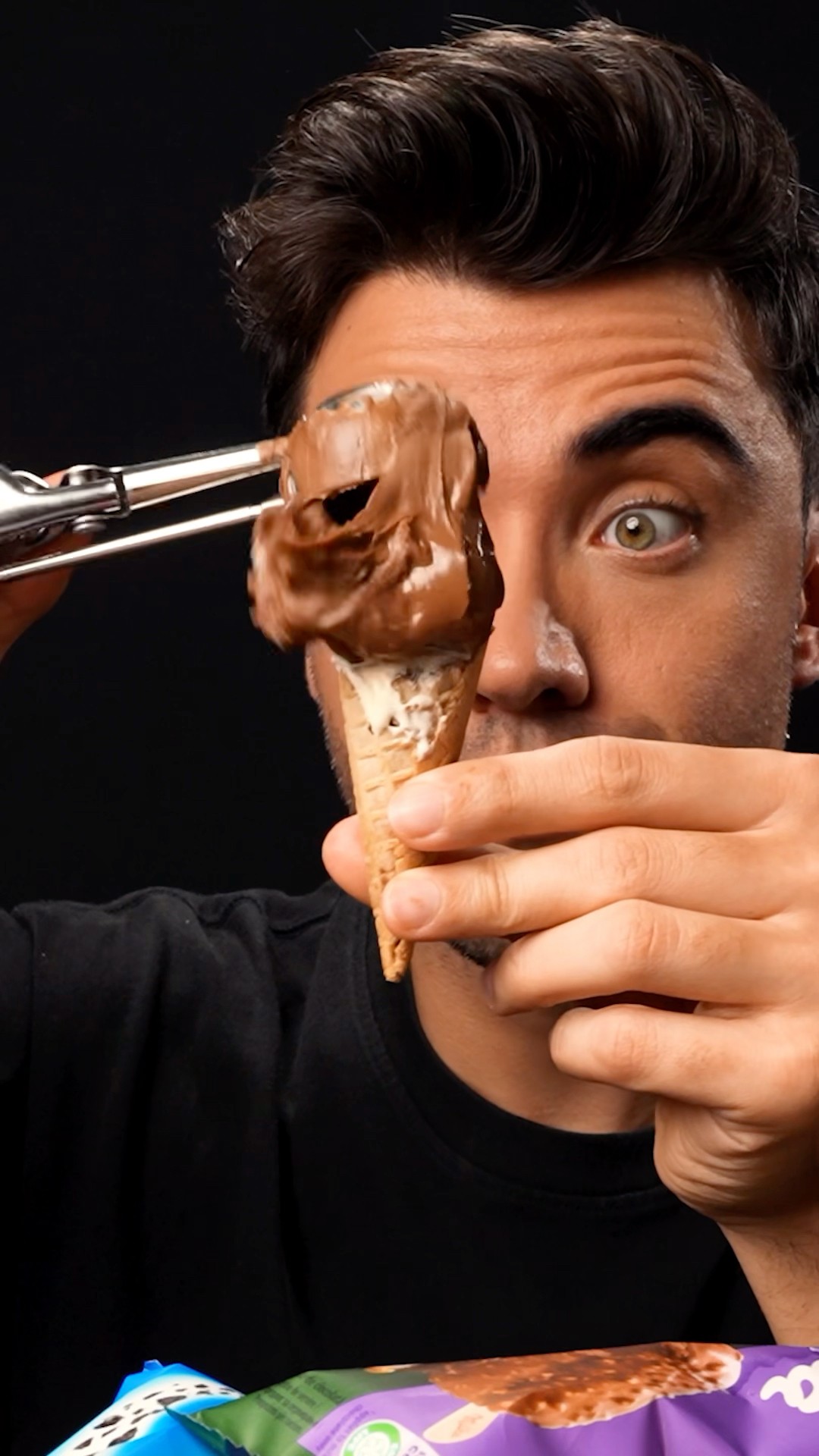 Extra Chocolate Milka Ice Cream \u0026 Oreo ASMR