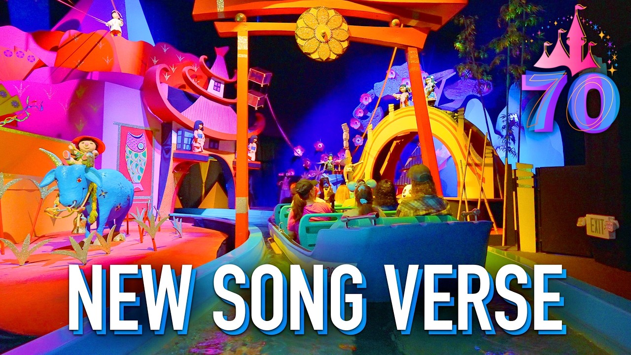 NEW VERSE | It's A Small World Disneyland 2025 (4K)