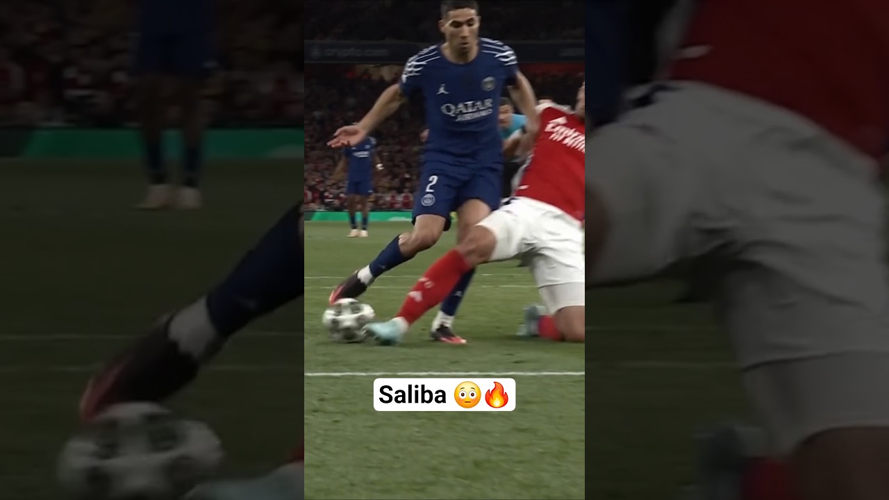Saliba 😳🔥 