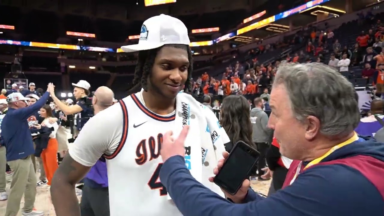 Illinois Dain Dainja post BIG10 Championship Interview!