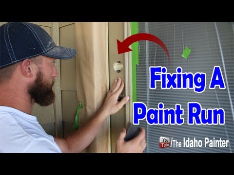 How To Fix A Paint Run