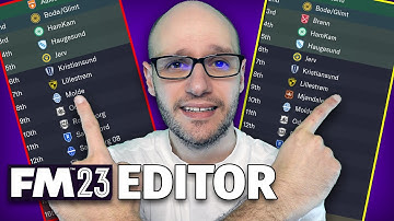 LEAGUE STRUCTURE CHANGES How To FM23 EDITOR