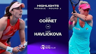 Alizé Cornet vs. Lucie Havlickova | 2023 Prague Round 1 | WTA Match Highlights