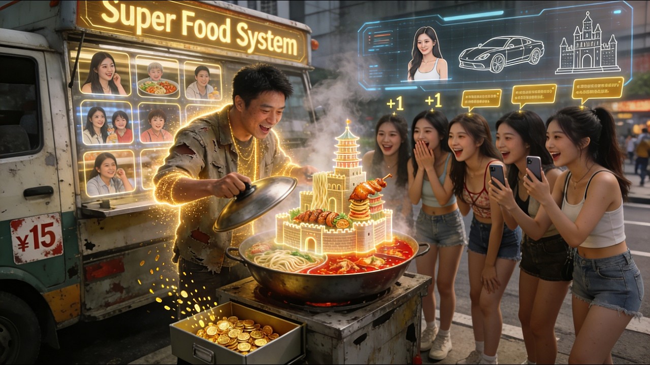 💥💥You can Enjoy Super Fried Rice for 15 Yuan. Poor Uses Super Food System to Become Rich