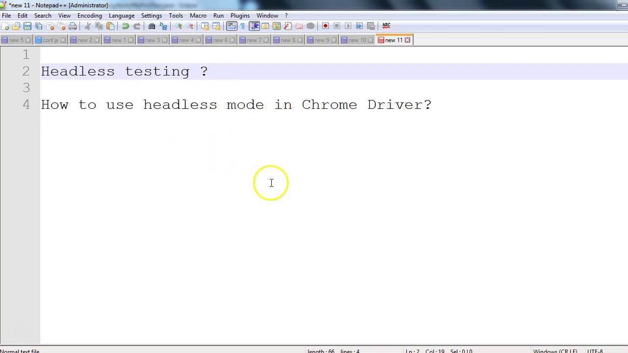Headless testing with selenium | Headless chrome browser testing - YouTube