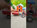 Mini Tractor Loading Machine 🔥 Amazing DIY Farm Setup reverse ⏮️ #minitractor#diyproject #diycrafts