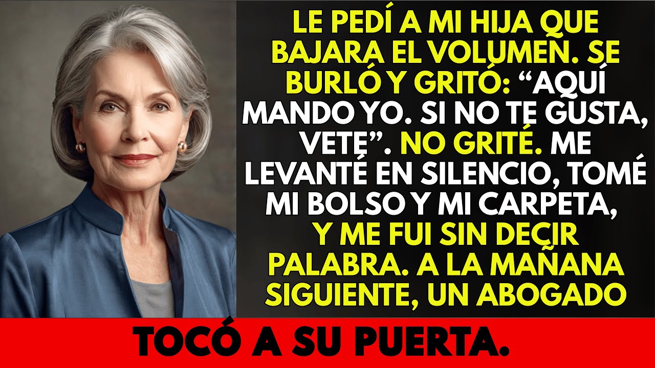 Le pedí a mi hija que bajara el volumen. Creyó que la casa era suya… Al día siguiente