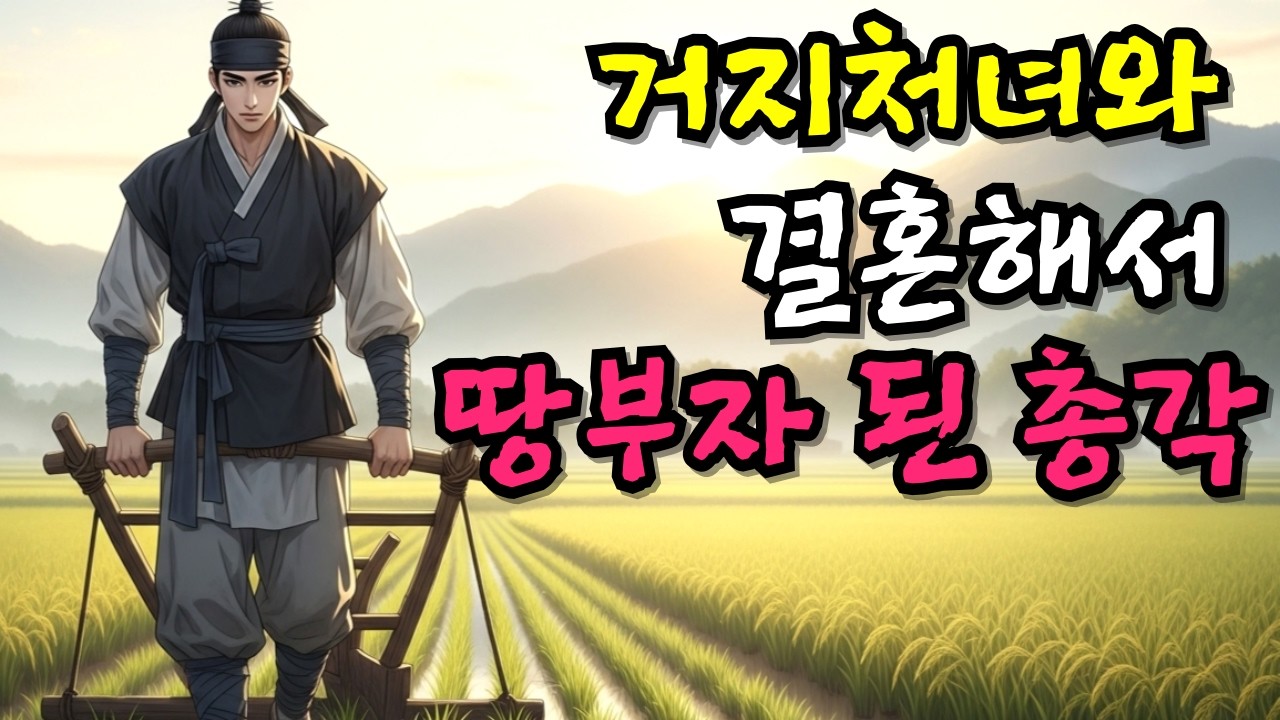 장터의 거지처녀 구해주고 땅부자 된 총각ㅣ야담,민담,신화,전설,옛이야기,조선시대이야기