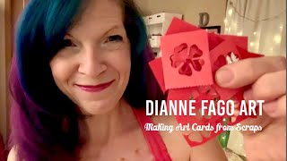 Lets Make Some Art Cards from Paper Scraps