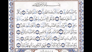 سورة الطارق بصوت القارئ أبو بكر الشاطري