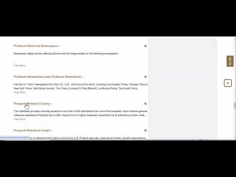 ProQuest Research Library - Featured Database