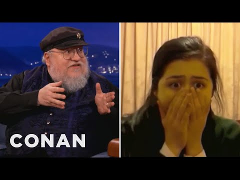 George R. R. Martin Watches "Red Wedding" Reaction Videos - CONAN on TBS