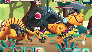 beating level 149 in (DINO BASH)