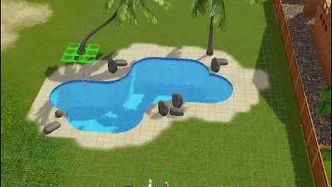 how to build a cool swimming pool sims 3
