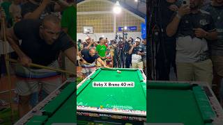 Breno de tucano X Boby de petrolina 40 mil #sinuca#snooker