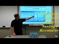 Four Quick and Easy Steps to Reading an Inch Micrometer