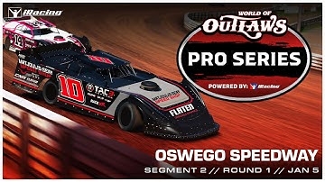 World of Outlaws Pro Series Powered by: iRacing | Round 6 | Oswego Speedway