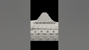 Guitar string physics simulation in blender (realtime) #blender #blenderanimation #simulation