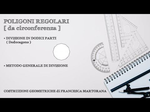 Disegno Costruzione Dodecagono Inscritto In Una
