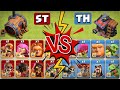 TH-14 Troops vs Super Troops - Clash of Clans