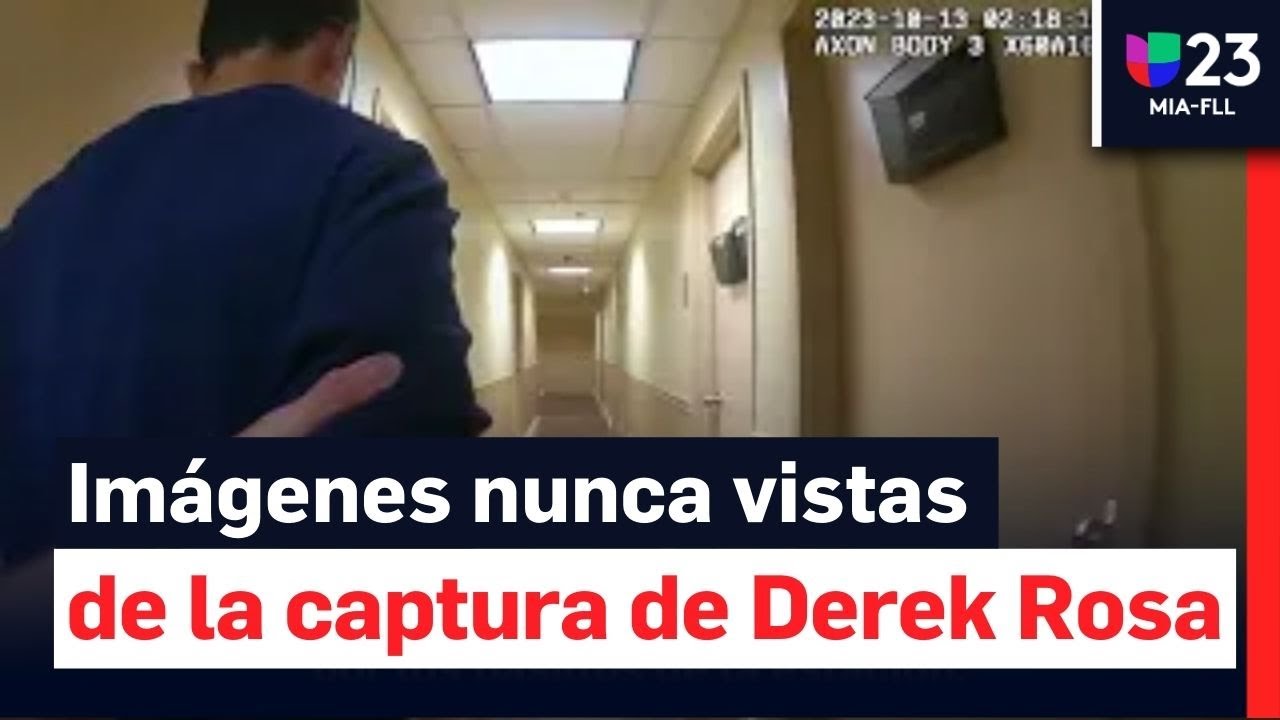 Así fue el arresto de Derek Rosa minutos después de matar a su mamá
