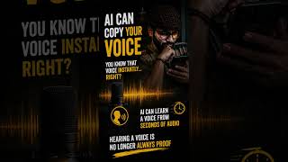 AI Can Copy Your Voice Now #ai #artificialintelligence #voiceai #technology #psychology #shorts