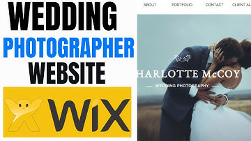 HOW TO MAKE WEDDING PHOTOGRAPHER WEBSITE USING WIX