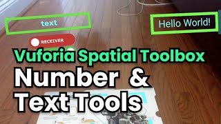 Celebrity Vuforia Spatial Toolbox Tutorial 1.4: Number and Text Tools Profile