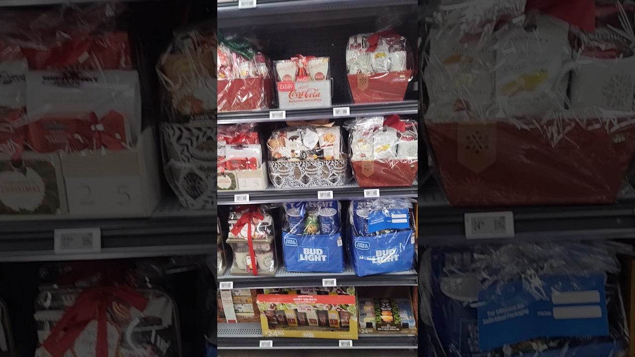 🍫 Christmas Gift Baskets Bud Light Old Spice Candy Walmart 