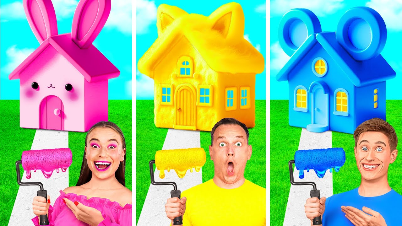 Домики Одного Цвета Челлендж | Потрясающий Творческий Челлендж от Crazy DO