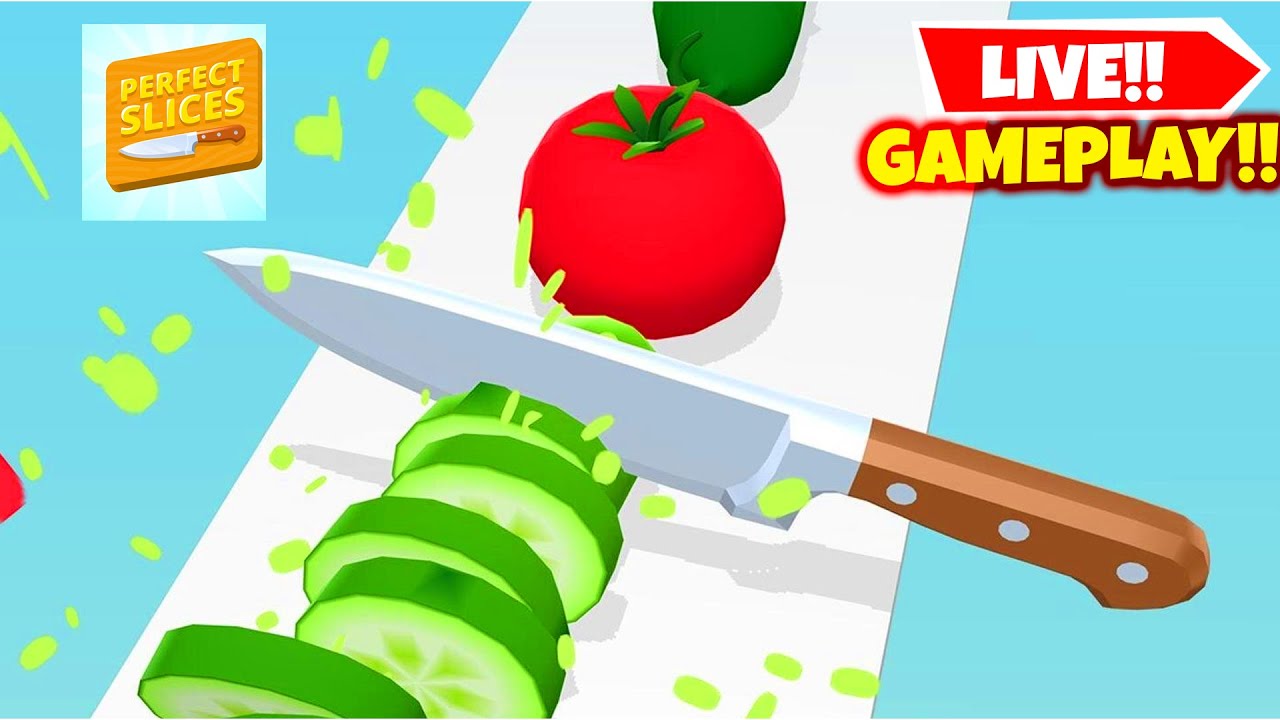 LIVE | Perfect Slice Gameplay Satisfying Cuts 🔪