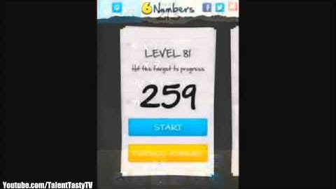 6 Numbers by Brainbow Level 51 100 Answers All Levels 6 Numbers   Level 51 100 All Levels Answers